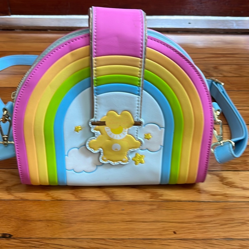 Carebear crossbody by Loungefly. Very good condition.